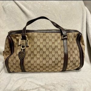 Gucci Duchessa Boston Brown Bag